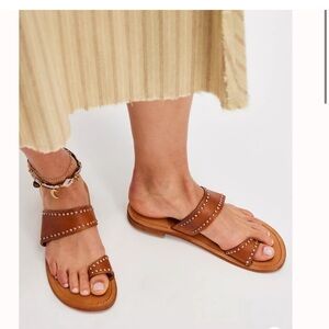 Free People Studded Brown Sandals